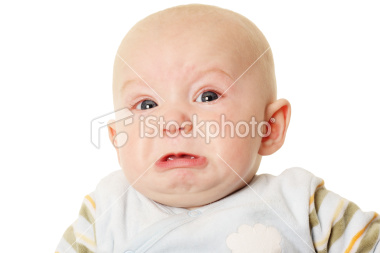Illustration for article titled My new favorite thing: pictures of sad babies
